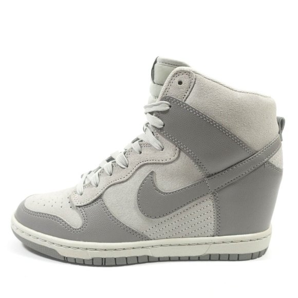 Nike Dunk Sky Hi Hidden Wedge Leather Sneakers - Women's Size 7.5